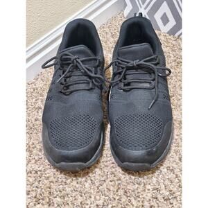 Men’s unbranded Steel Toe Work Shoes Size 12.5 Black Safety Lace Up Athletic